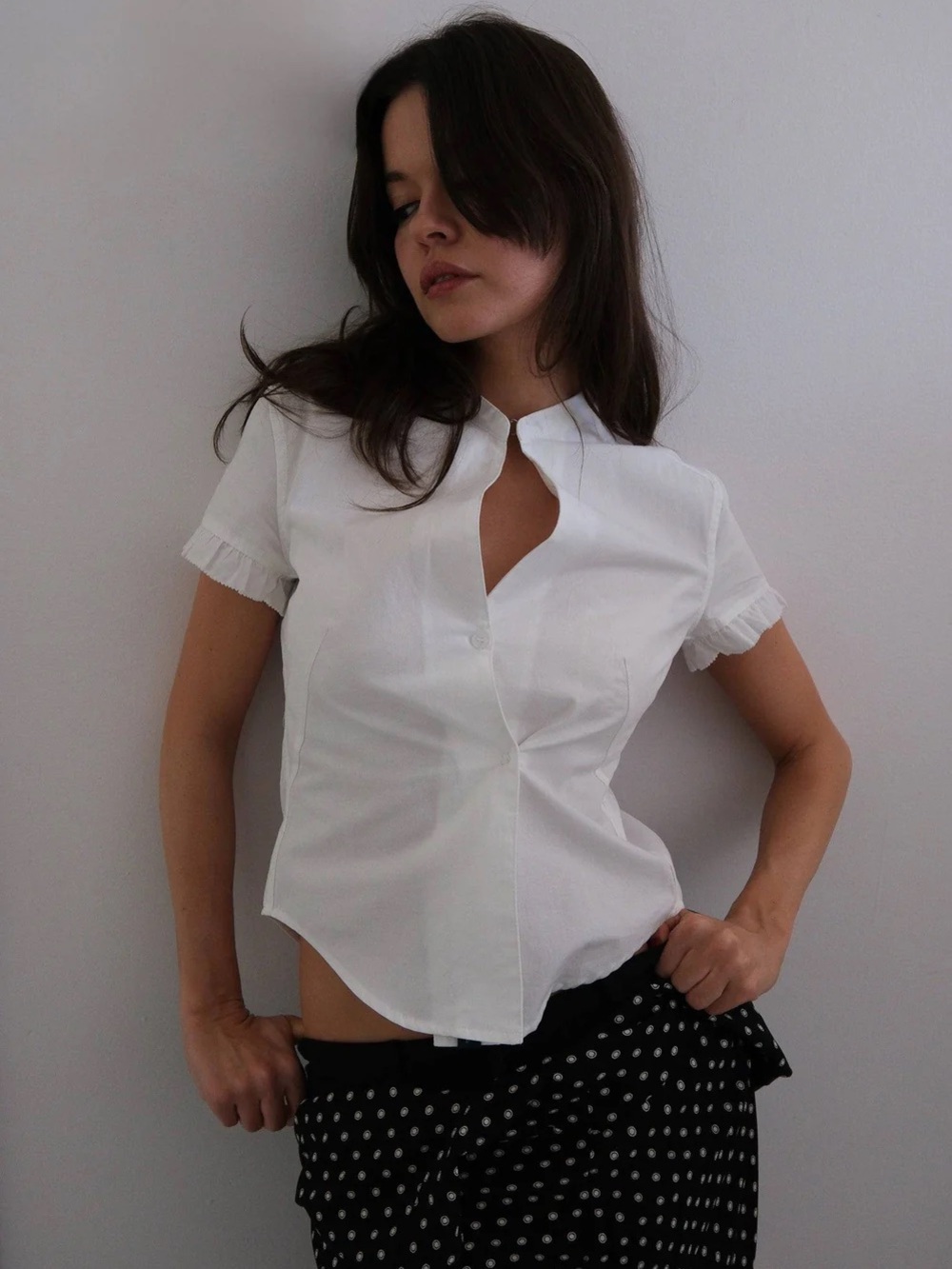 Geel Lewis blouse